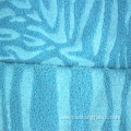 Custom Irregular Stripes Embossed Brushed Polar Fleece Cloth